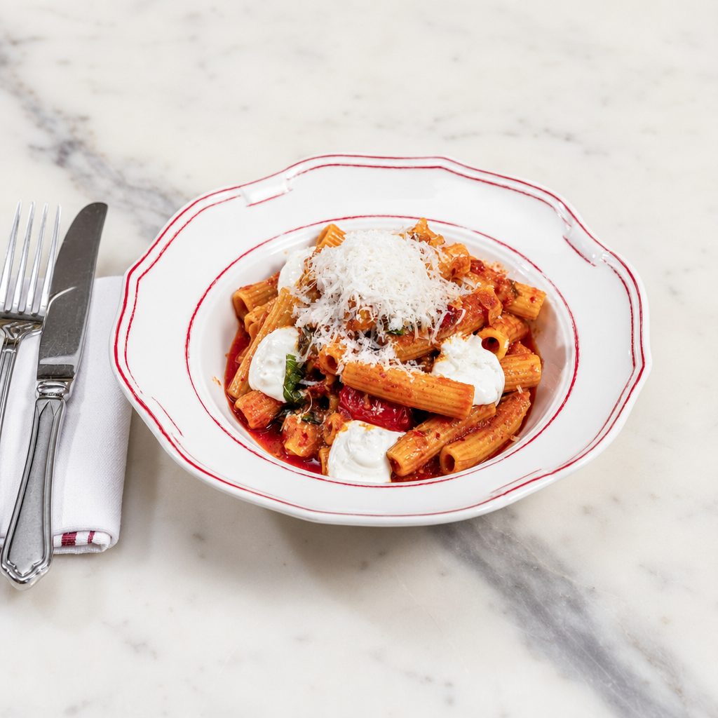 Spicy Rigatoni.