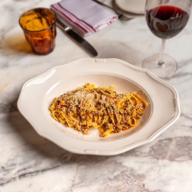 Tagliatelle Bolognese.